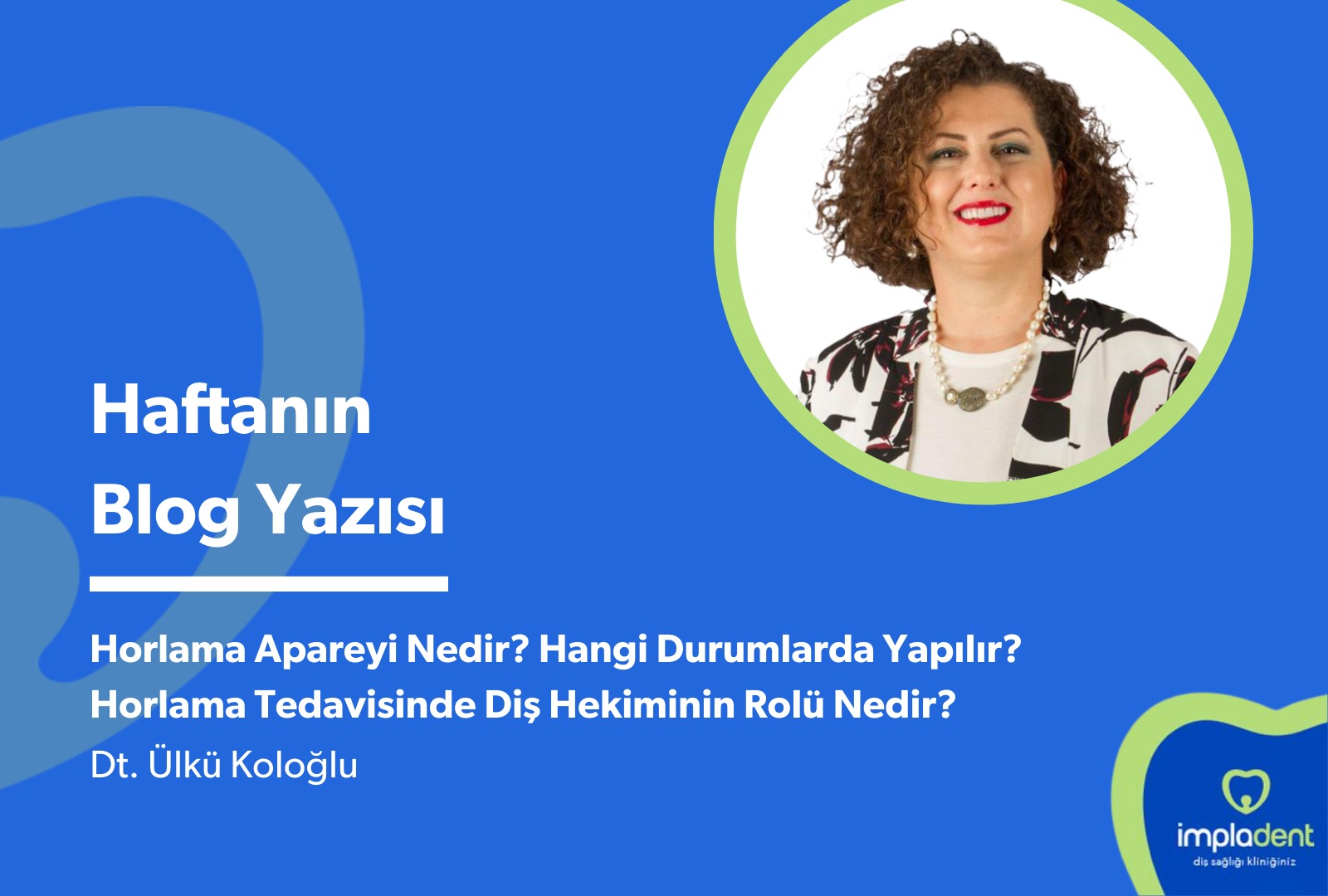 Horlama Apareyi Nedir? Hangi Durumlarda Yapılır? Horlama Tedavisinde Diş Hekiminin Rolü Nedir?